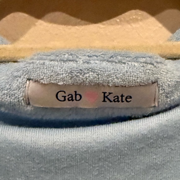 Gab Kate Light Blue Ruched Button-Up Dress - Picture 3 of 3